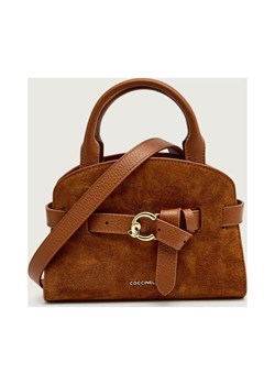 Coccinelle Kuferek Sabine | zamsz ze sklepu Gomez Fashion Store w kategorii Kuferki - zdjęcie 186490077