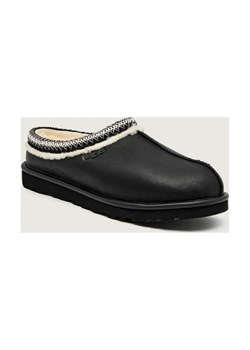 UGG Skórzane mule M TASMAN Noir | z dodatkiem wełny ze sklepu Gomez Fashion Store w kategorii Klapki męskie - zdjęcie 186490117