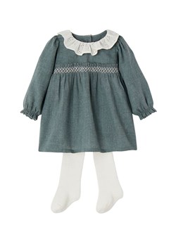 vertbaudet 2-częściowy zestaw w kolorze zielono-białym ze sklepu Limango Polska w kategorii Sukienki niemowlęce - zdjęcie 186492348