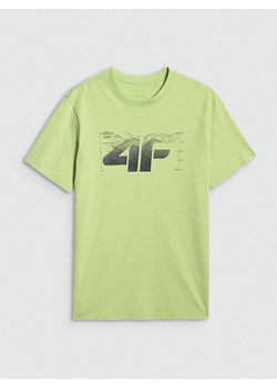4F Koszulka w kolorze zielonym ze sklepu Limango Polska w kategorii T-shirty męskie - zdjęcie 186492495
