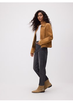 Reserved - Jeansy mom fit slim - szary ze sklepu Reserved w kategorii Jeansy damskie - zdjęcie 186493709