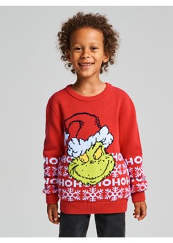Sinsay - Świąteczny sweter Grinch - czerwony - id: 280FC-33X - marki Sinsay - 186495469 Sinsay - Świąteczny sweter Grinch - czerwony ze sklepu Sinsay w kategorii Swetry chłopięce - zdjęcie 186495469