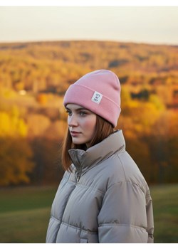 Sinsay - Czapka beanie - różowy ze sklepu Sinsay w kategorii Czapki zimowe damskie - zdjęcie 186495586