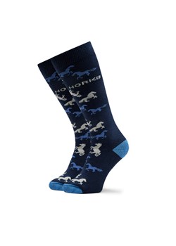Skarpety długie Horka Riding Shoks 145450 Granatowy ze sklepu eobuwie.pl w kategorii Skarpetki damskie - zdjęcie 186495778