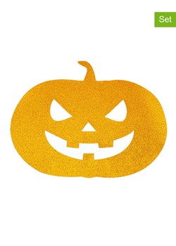 CHAKS Podkładki stołowe (4 szt.) &quot;Pumpkin&quot; w kolorze pomarańczowym - 37 x 40,3 cm ze sklepu Limango Polska w kategorii Podkładki na stół - zdjęcie 186498127