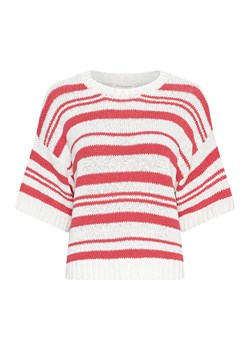 MOSS COPENHAGEN Sweter &quot;Hannalie&quot; w kolorze kremowo-koralowym ze sklepu Limango Polska w kategorii Swetry damskie - zdjęcie 186498488