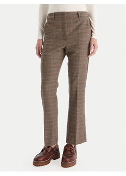 Weekend Max Mara Spodnie materiałowe Baco 2525136042 Brązowy Regular Fit ze sklepu MODIVO w kategorii Spodnie damskie - zdjęcie 186498658