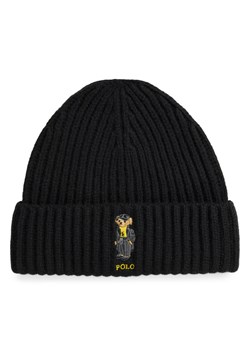 Polo Ralph Lauren Czapka 455P04659001 Czarny ze sklepu MODIVO w kategorii Czapki zimowe damskie - zdjęcie 186498665