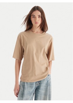 BOSS T-Shirt C_Enis 50523256 Beżowy Oversize ze sklepu MODIVO w kategorii Bluzki damskie - zdjęcie 186498667