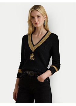 LAUREN RALPH LAUREN Sweter 200979666001 Czarny Relaxed Fit ze sklepu MODIVO w kategorii Swetry damskie - zdjęcie 186498796