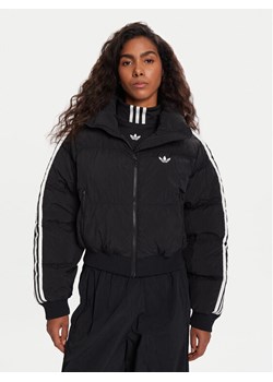adidas Kurtka zimowa adicolor JX2970 Czarny Loose Fit ze sklepu MODIVO w kategorii Kurtki damskie - zdjęcie 186498875