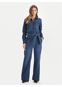 Guess Jeans Kombinezon W5BD97 D0026 Granatowy Wide Leg ze sklepu MODIVO w kategorii Kombinezony damskie - zdjęcie 186498938