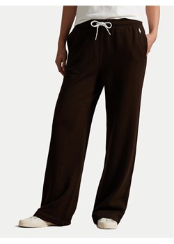 Polo Ralph Lauren Spodnie dresowe 211977959005 Brązowy Wide Leg ze sklepu MODIVO w kategorii Spodnie damskie - zdjęcie 186498957