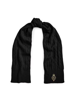 Szalik LAUREN RALPH LAUREN 454P04456003 Czarny ze sklepu eobuwie.pl w kategorii Szaliki i chusty damskie - zdjęcie 186504077