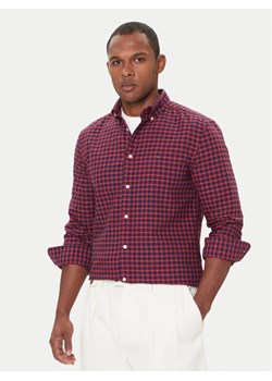 Tommy Hilfiger Koszula Heritage MW0MW40467 Czerwony Regular Fit ze sklepu MODIVO w kategorii Koszule męskie - zdjęcie 186504878