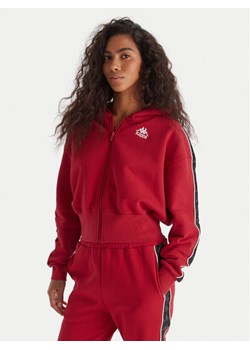 Kappa Bluza Banda Clarise 32261BW Czerwony Regular Fit ze sklepu MODIVO w kategorii Bluzy damskie - zdjęcie 186504909