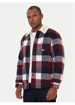 Tommy Jeans Kurtka przejściowa Check Teddy DM0DM22010 Kolorowy Regular Fit ze sklepu MODIVO w kategorii Kurtki męskie - zdjęcie 186504957