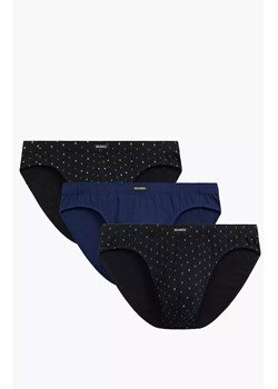 3-pack slipy męskie Sport 3MP-204-CZA/NIEC/CZA, Kolor czarno-granatowy, Rozmiar XL, ATLANTIC ze sklepu Primodo w kategorii Majtki męskie - zdjęcie 186505605