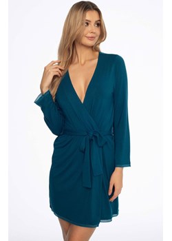 Cienki szlafrok damski morski Alena 41315-69X, Kolor morski, Rozmiar L/XL, Henderson ze sklepu Primodo w kategorii Szlafroki damskie - zdjęcie 186505876