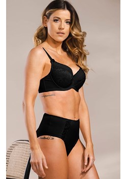 Biustonosz usztywniany full cup czarny Inga, Kolor czarny, Rozmiar 75C, Unikat - id: 56169 - marki Unikat - 186506177 Biustonosz usztywniany full cup czarny Inga, Kolor czarny, Rozmiar 75C, Unikat ze sklepu Primodo w kategorii Biustonosze - zdjęcie 186506177
