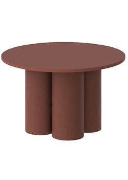 Bordowa matowa ława 80 cm K4-Z27 ze sklepu Edinos.pl w kategorii Stoliki kawowe - zdjęcie 186506415