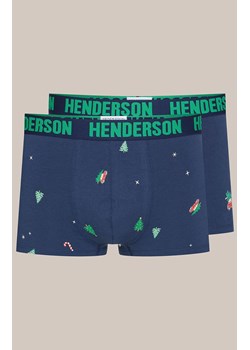 Henderson 2-pack świąteczne bokserki męskie Jury 41926-MLC, Kolor granatowy-wzór, Rozmiar 2XL, Henderson ze sklepu Intymna w kategorii Majtki męskie - zdjęcie 186506749