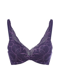 Triumph Biustonosz damski na fiszbinach - Body Make-Up Illusion Lace Kobiety lila wzorzysty ze sklepu vangraaf w kategorii Biustonosze - zdjęcie 186508299