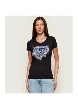 GUESS T-shirt PEONY | Slim Fit ze sklepu Gomez Fashion Store w kategorii Bluzki damskie - zdjęcie 186508556