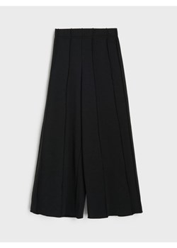Sinsay - Prążkowane spodnie wide leg - czarny - id: 638FV-99X - marki Sinsay - 186511109 Sinsay - Prążkowane spodnie wide leg - czarny ze sklepu Sinsay w kategorii Spodnie dziewczęce - zdjęcie 186511109