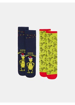 Sinsay - Skarpetki 2 pack Grinch - wielobarwny ze sklepu Sinsay w kategorii Skarpetki męskie - zdjęcie 186511129