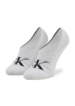Stopki Calvin Klein Jeans 701218751 Biały ze sklepu eobuwie.pl w kategorii Skarpetki damskie - zdjęcie 186511185