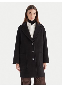 MAX&Co. Płaszcz wełniany 2526016023200 Czarny Regular Fit ze sklepu MODIVO w kategorii Płaszcze damskie - zdjęcie 186511377