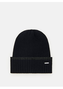 Mohito - Czarna czapka beanie - czarny ze sklepu Mohito w kategorii Czapki zimowe damskie - zdjęcie 186511687
