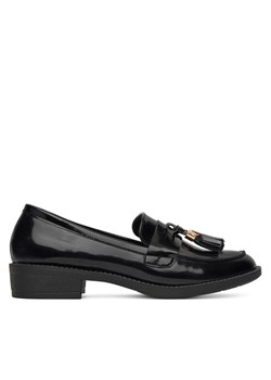Loafersy DeeZee 13093-2 Czarny ze sklepu eobuwie.pl w kategorii Lordsy damskie - zdjęcie 186517545