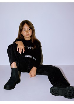 Reserved - Botki z imitacji skóry - czarny ze sklepu Reserved w kategorii Buty zimowe dziecięce - zdjęcie 186518369