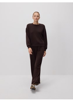 Reserved - Bluza z modalem - ciemnobrązowy ze sklepu Reserved w kategorii Bluzy damskie - zdjęcie 186518428