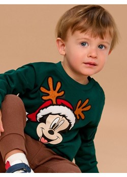 Sinsay - Bluza crewneck Mickey Mouse - zielony - id: 033FX-67X - marki Sinsay - 186519146 Sinsay - Bluza crewneck Mickey Mouse - zielony ze sklepu Sinsay w kategorii Bluzy chłopięce - zdjęcie 186519146
