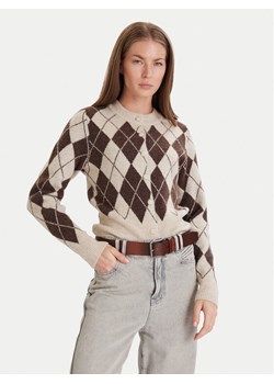 Vero Moda Kardigan Halo 10342792 Brązowy Regular Fit ze sklepu MODIVO w kategorii Swetry damskie - zdjęcie 186521436