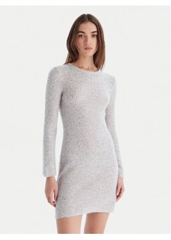 Marella Sukienka dzianinowa Arles 2523326042 Écru Slim Fit ze sklepu MODIVO w kategorii Sukienki - zdjęcie 186521529