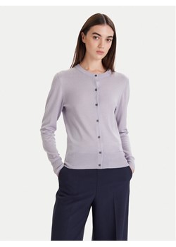 Calvin Klein Kardigan LV044D323G Szary Slim Fit ze sklepu MODIVO w kategorii Swetry damskie - zdjęcie 186521598