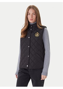 LAUREN RALPH LAUREN Bezrękawnik 297951276005 Czarny Straight Fit ze sklepu MODIVO w kategorii Kamizelki damskie - zdjęcie 186521668