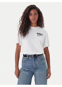 HUGO T-Shirt Vintage 50550148 Biały Relaxed Fit ze sklepu MODIVO w kategorii Bluzki damskie - zdjęcie 186521729