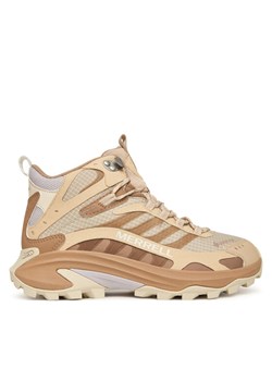 Merrell Trekkingi Moab Speed 2 Mid GORE-TEX J038822 Beżowy ze sklepu MODIVO w kategorii Buty trekkingowe damskie - zdjęcie 186521736