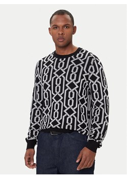 HUGO Sweter Souvawn 50547001 Czarny Regular Fit ze sklepu MODIVO w kategorii Swetry męskie - zdjęcie 186521839