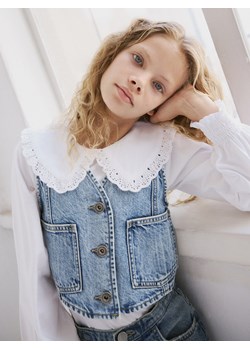 Reserved - Jeansowa kamizelka - niebieski ze sklepu Reserved w kategorii Kamizelki dziewczęce - zdjęcie 186524137