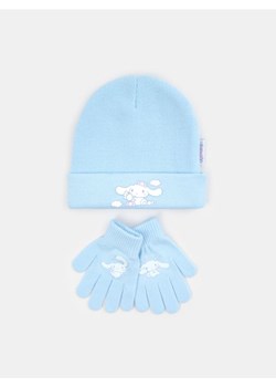 Sinsay - Zestaw: Czapka z rękawiczkami Cinnamoroll - błękitny ze sklepu Sinsay w kategorii Czapki dziecięce - zdjęcie 186524348