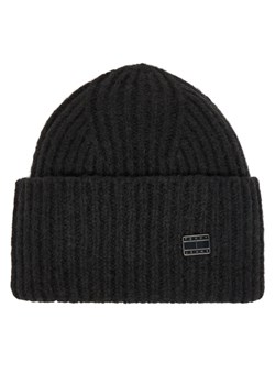 Czapka Tommy Hilfiger Elevated Heritage AW0AW17905 Czarny ze sklepu eobuwie.pl w kategorii Czapki zimowe damskie - zdjęcie 186524839