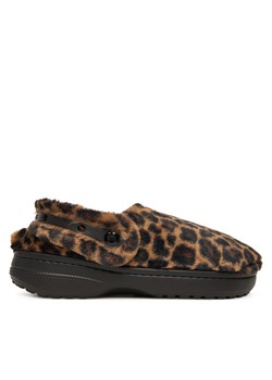 Kapcie Crocs Classic Unfurgettable Animal Clog 212002 Brązowy ze sklepu eobuwie.pl w kategorii Kapcie damskie - zdjęcie 186524907