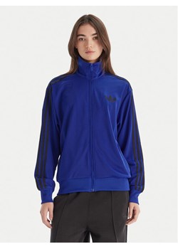 adidas Bluza adicolor Classic Firebird JX6462 Niebieski Loose Fit ze sklepu MODIVO w kategorii Bluzy damskie - zdjęcie 186525407