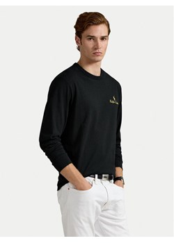 Polo Ralph Lauren Longsleeve 710981783001 Czarny Regular Fit ze sklepu MODIVO w kategorii T-shirty męskie - zdjęcie 186525457